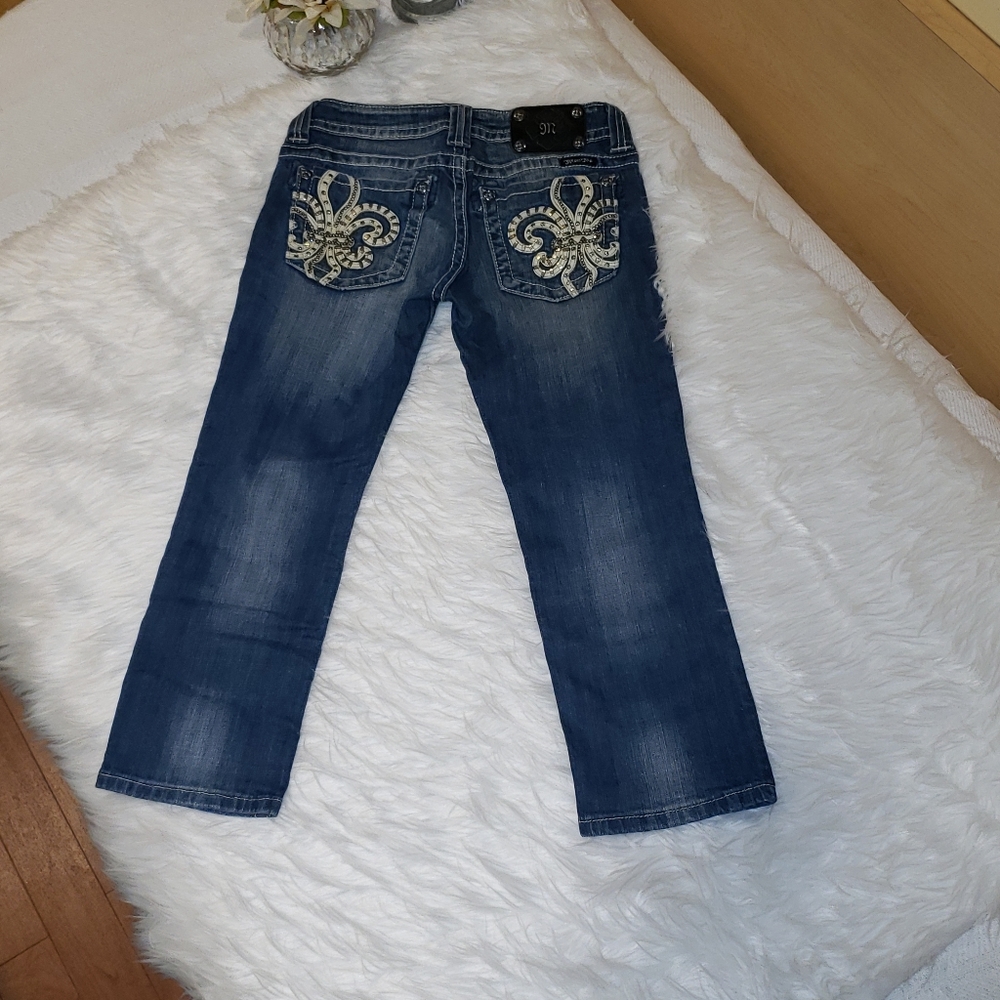 Pair of Miss Me capris Jean's size 4. 27"x23"